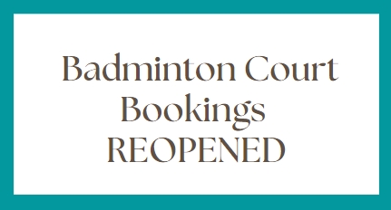 Badminton Court Hire Bookings